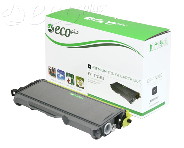 TN360, TN330, TN2120 Ecoplus Brother Cartridge - - Laser - 2.6K High Yield
